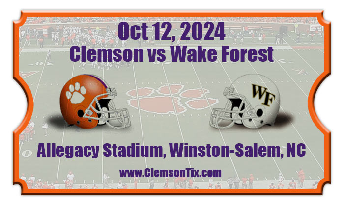 2024 Clemson Vs Wake Forest