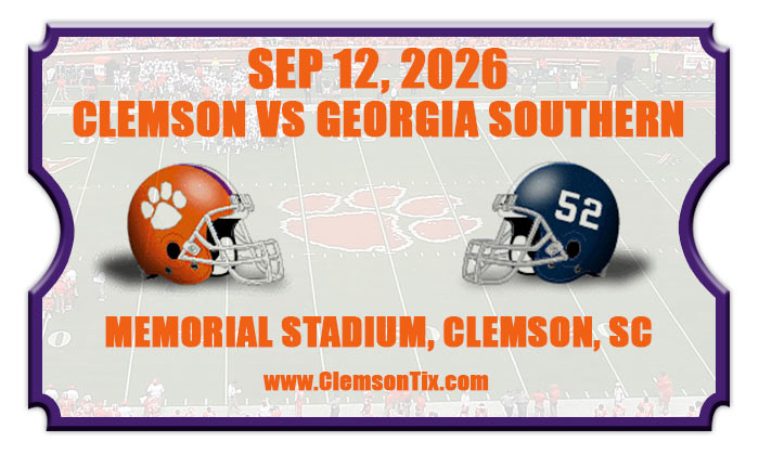 2026 Clemson Vs Georgia Southern