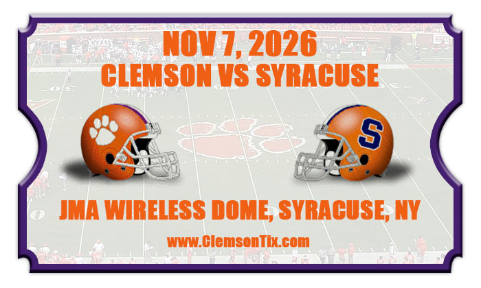 2026 Clemson Vs Syracuse